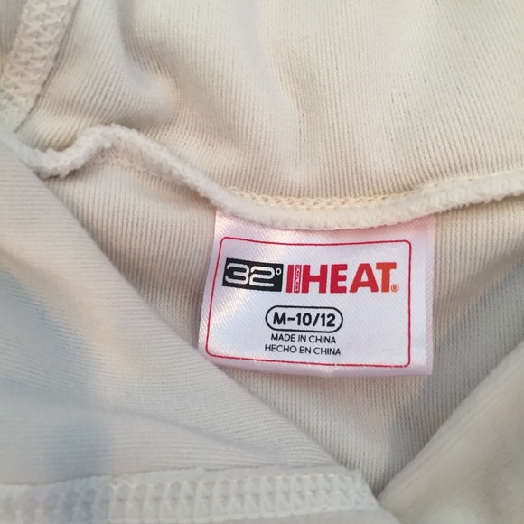 32° Degree Girls 10/12 White Velvet Warm Hoodie - Picture 7 of 10